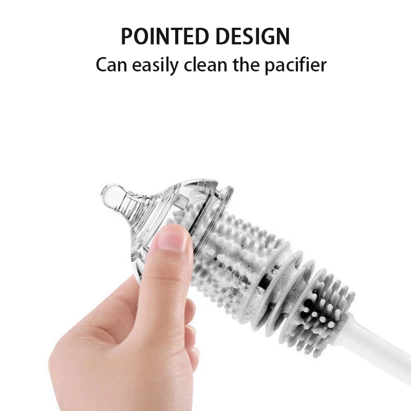 برس سیلیکونی تمیز کننده بطری مدل Lio