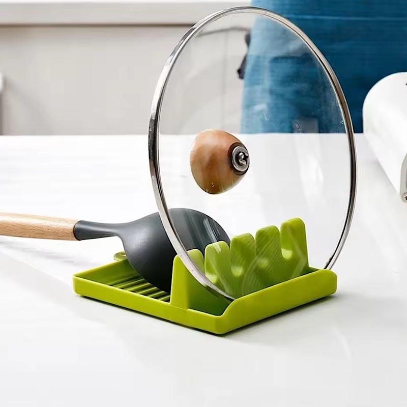 استند دوکاره زیرقاشقی و درب قابلمه بسته 2 عددی