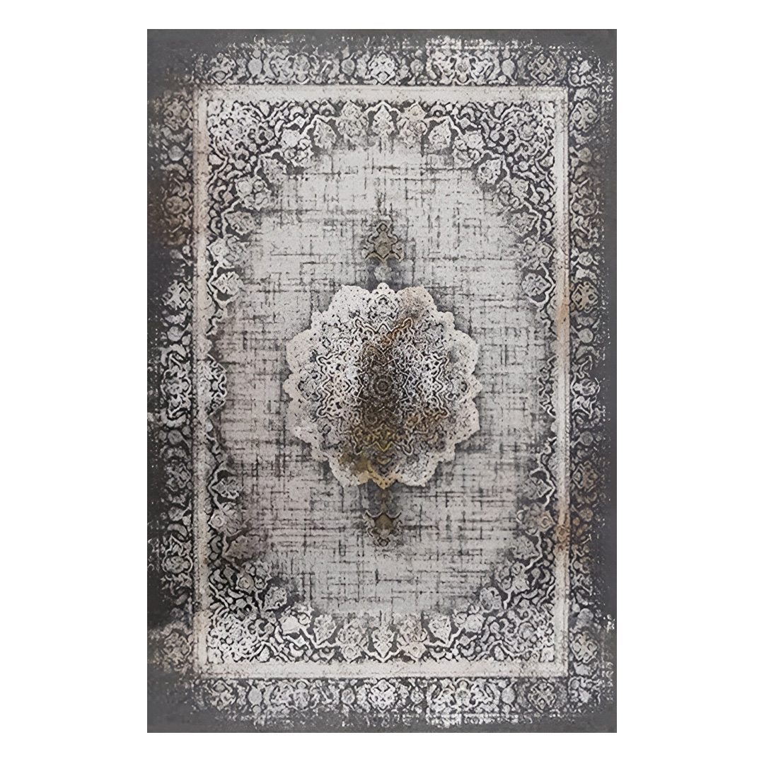 فرش مخمل نادی طرح سنتی کد O101