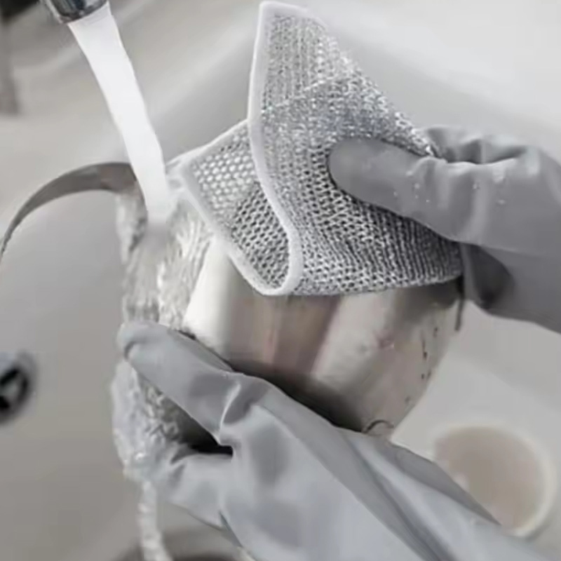 اسکاچ و دستمال توری بسته 3 عددی